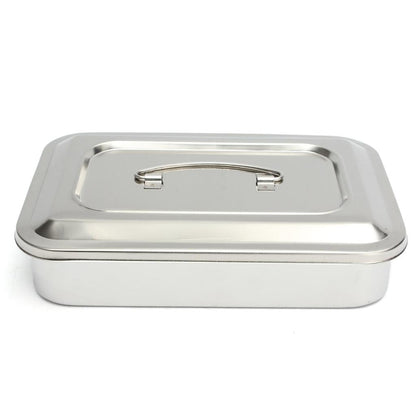 Stainless Steel Dental Instrument Tray with Lid by HitMyNeed