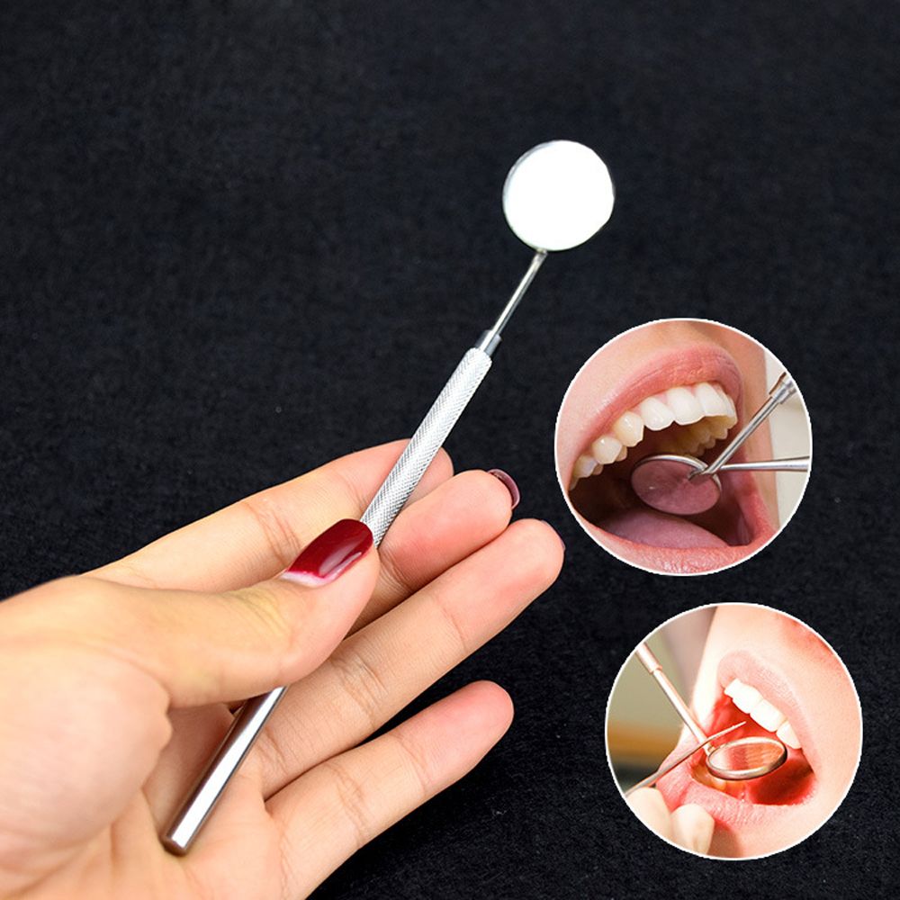 Stainless Steel Dental Oral Inspection Mirror by HitMyNeed