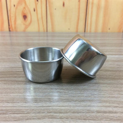 Stainless Steel Dipping Sauce Cups Set (12pcs) by HitMyNeed