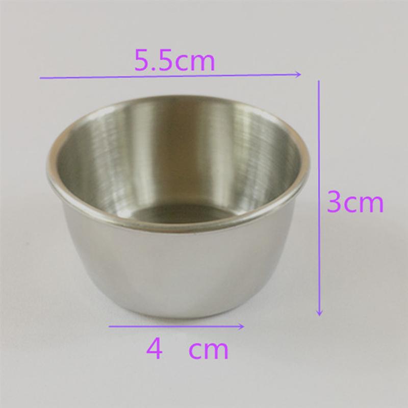 Stainless Steel Dipping Sauce Cups Set (12pcs) by HitMyNeed