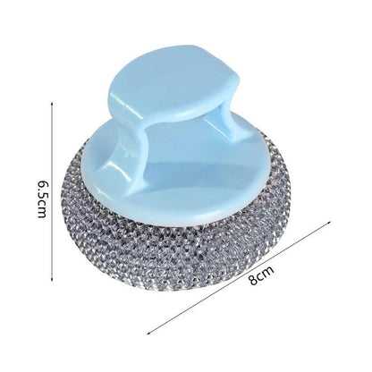 Stainless Steel Dish Brush with Long or Short Handle a-02 by HitMyNeed