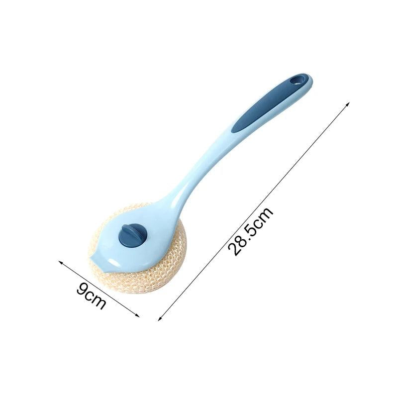 Stainless Steel Dish Brush with Long or Short Handle b-01 by HitMyNeed