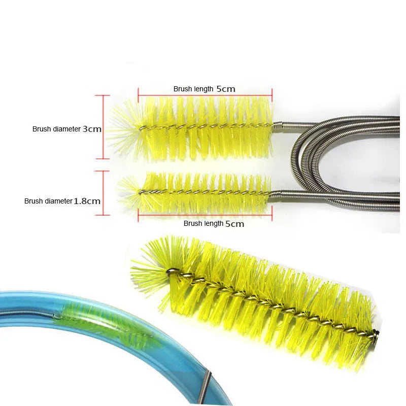 Stainless Steel Double Head Aquarium Cleaning Brush by HitMyNeed