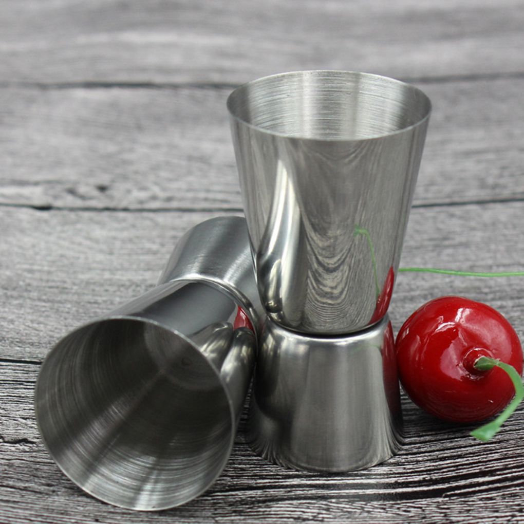 Stainless Steel Double-Sided Cocktail Jigger 25/50ml by HitMyNeed