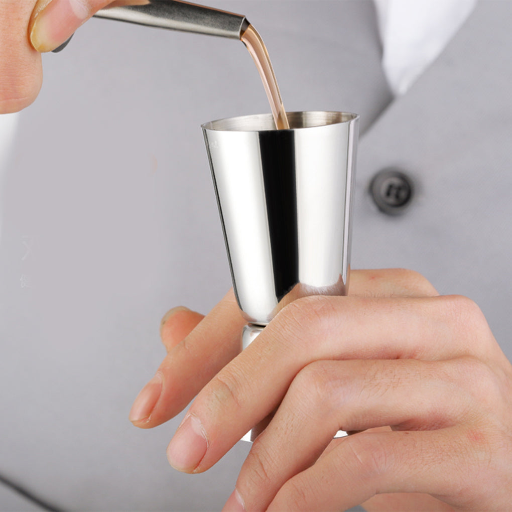Stainless Steel Double-Sided Cocktail Jigger 25/50ml by HitMyNeed
