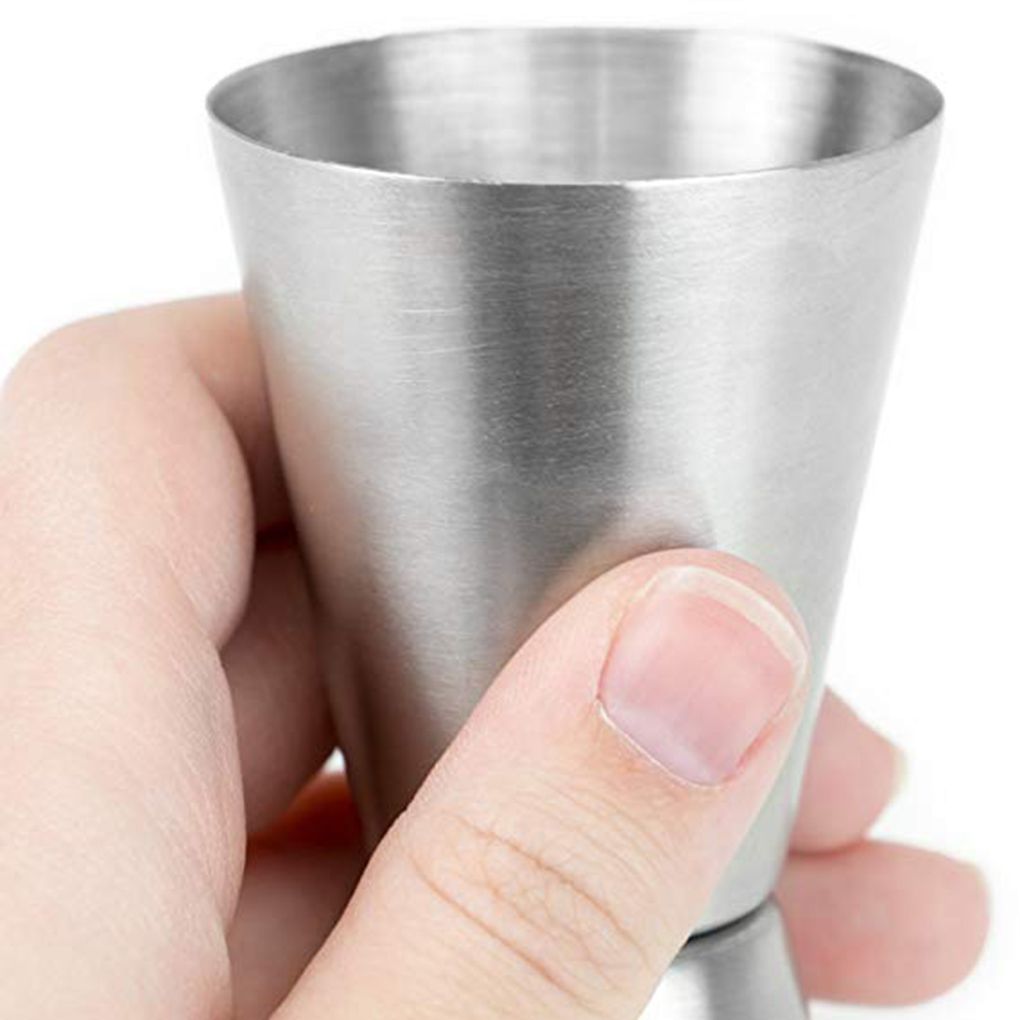 Stainless Steel Double-Sided Cocktail Jigger 25/50ml by HitMyNeed