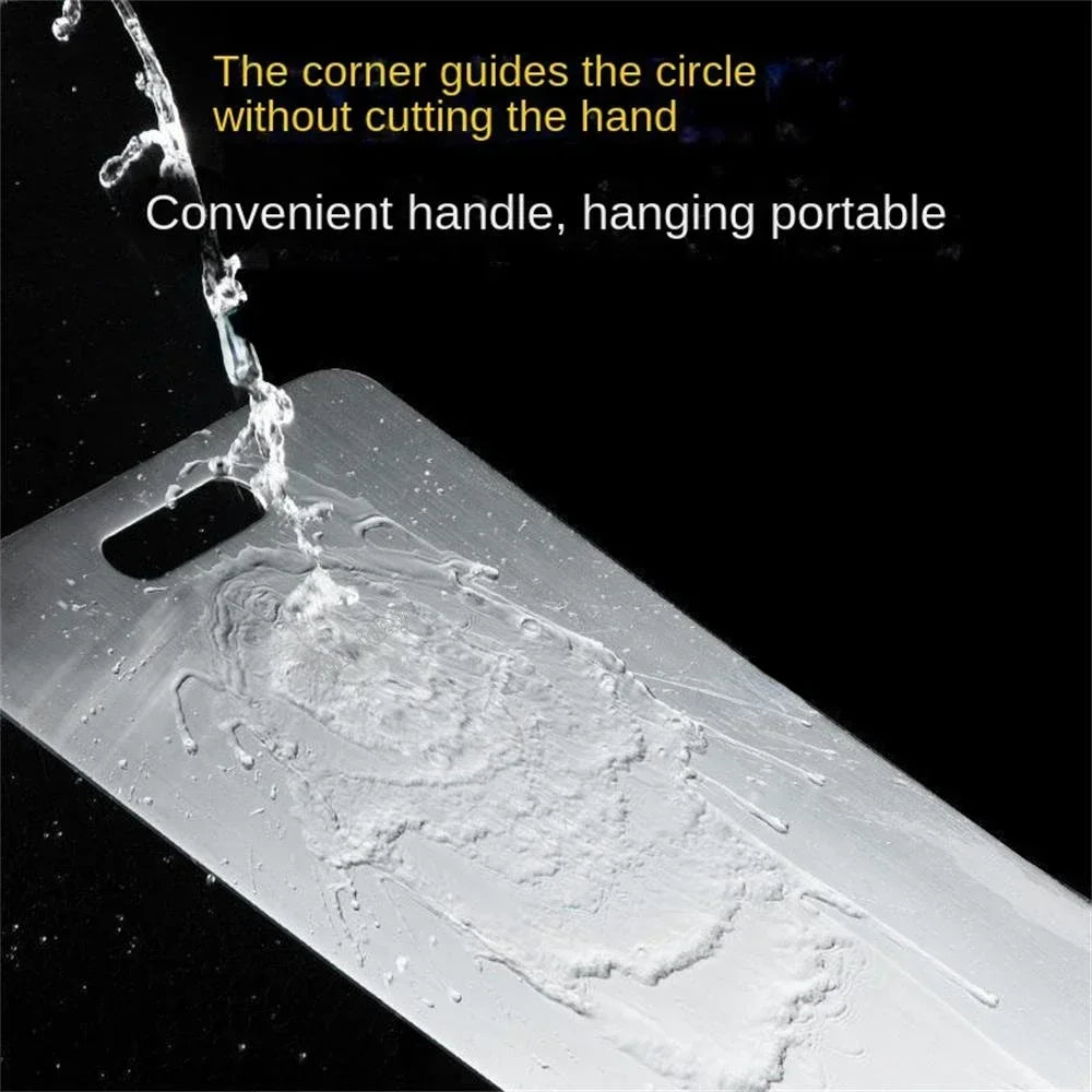 Stainless Steel Double-Sided Cutting & Kneading Board by HitMyNeed