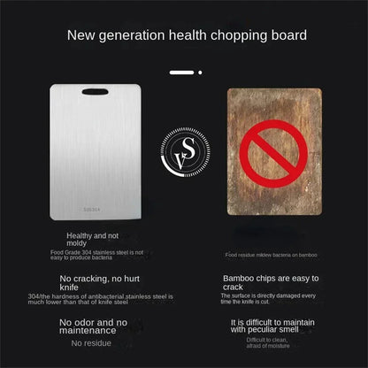 Stainless Steel Double-Sided Cutting & Kneading Board by HitMyNeed