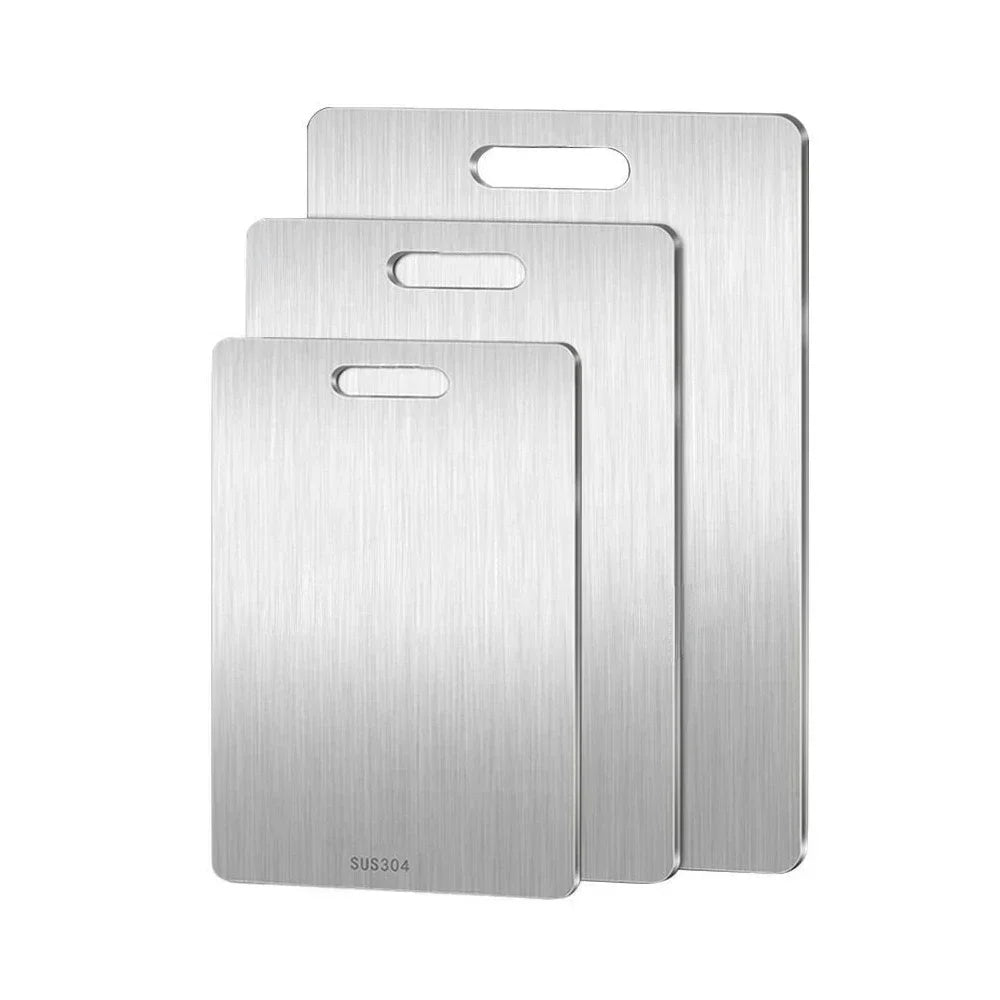 Stainless Steel Double-Sided Cutting & Kneading Board by HitMyNeed