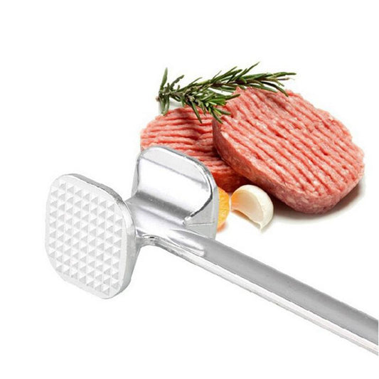 Stainless Steel Double-Sided Meat Tenderizer Hammer by HitMyNeed