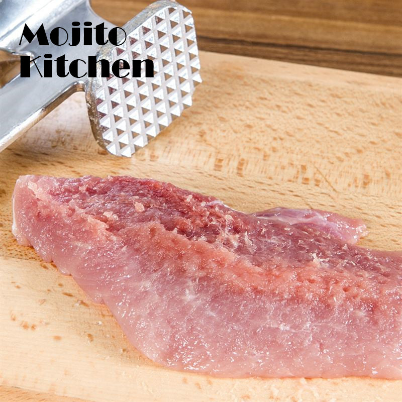 Stainless Steel Double-Sided Meat Tenderizer Hammer by HitMyNeed