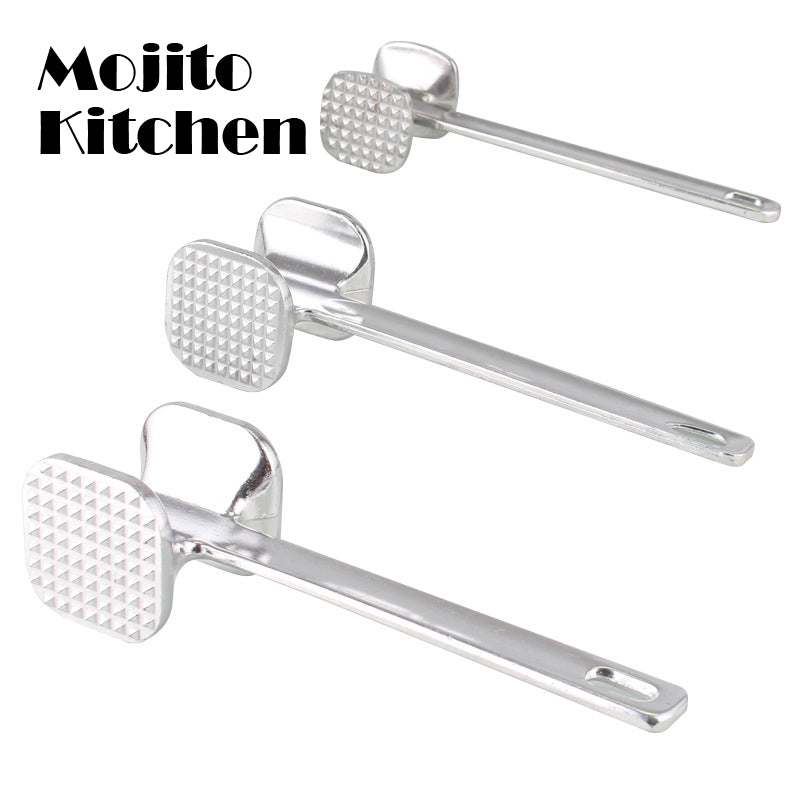 Stainless Steel Double-Sided Meat Tenderizer Hammer by HitMyNeed