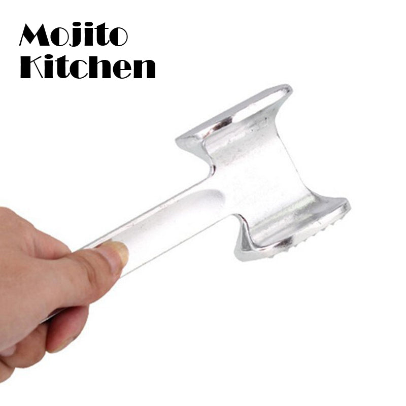 Stainless Steel Double-Sided Meat Tenderizer Hammer by HitMyNeed