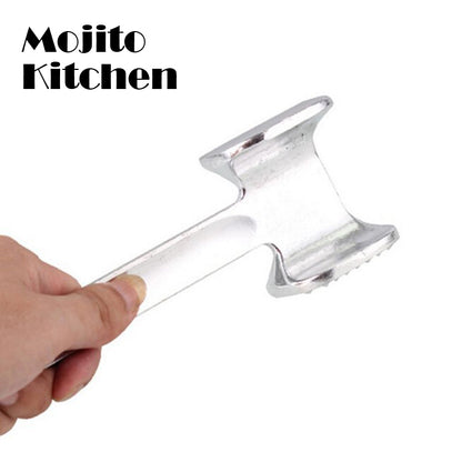 Stainless Steel Double-Sided Meat Tenderizer Hammer by HitMyNeed