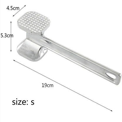 Stainless Steel Double-Sided Meat Tenderizer Hammer by HitMyNeed