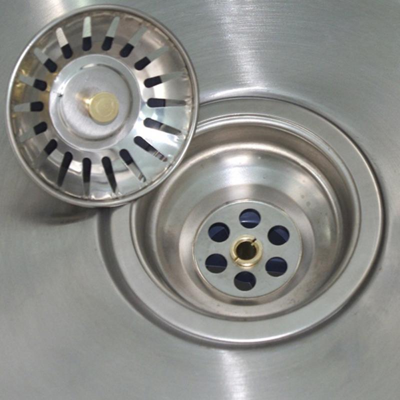 Stainless Steel Drain Filter Sink Strainer with Handle by HitMyNeed