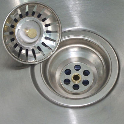 Stainless Steel Drain Filter Sink Strainer with Handle by HitMyNeed