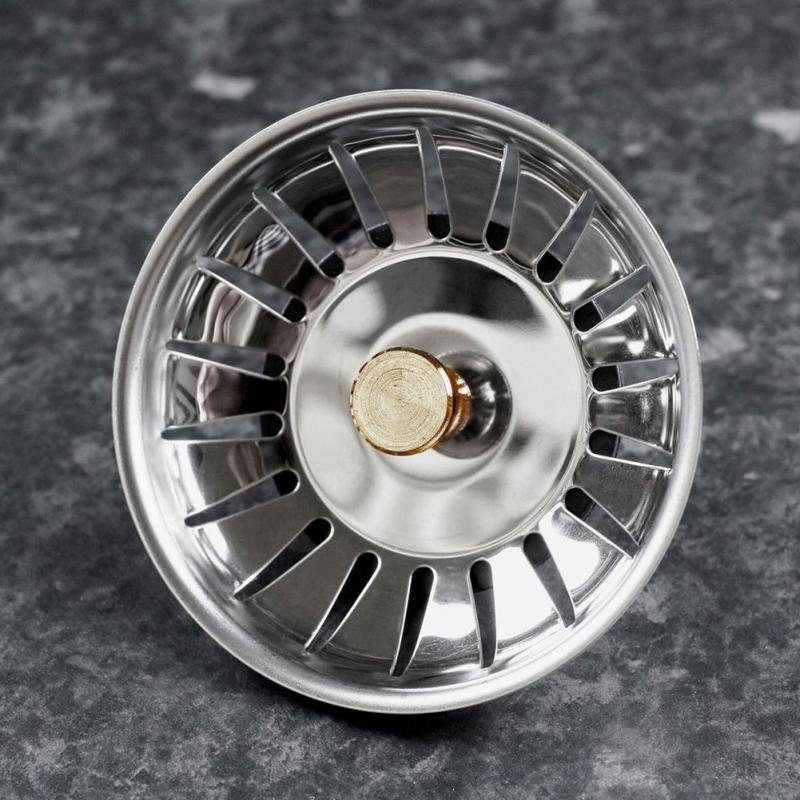 Stainless Steel Drain Filter Sink Strainer with Handle by HitMyNeed
