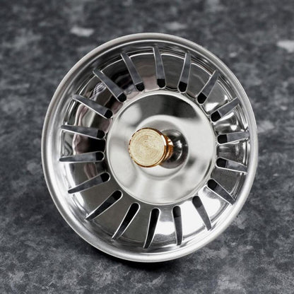 Stainless Steel Drain Filter Sink Strainer with Handle by HitMyNeed