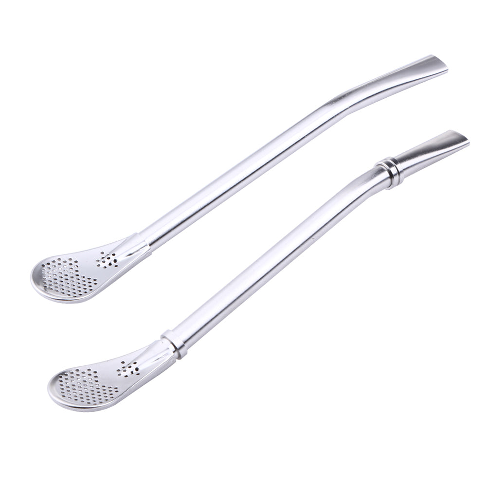 Stainless Steel Drinking Straw with Built-In Filter by HitMyNeed