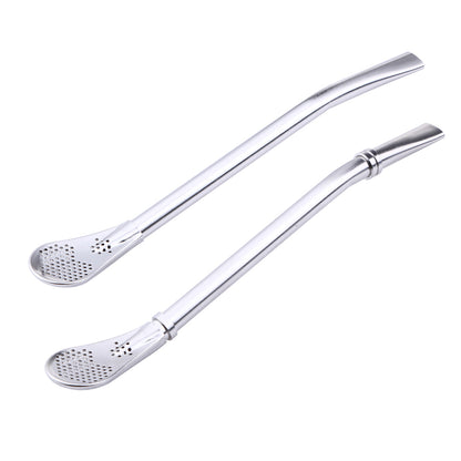 Stainless Steel Drinking Straw with Built-In Filter by HitMyNeed
