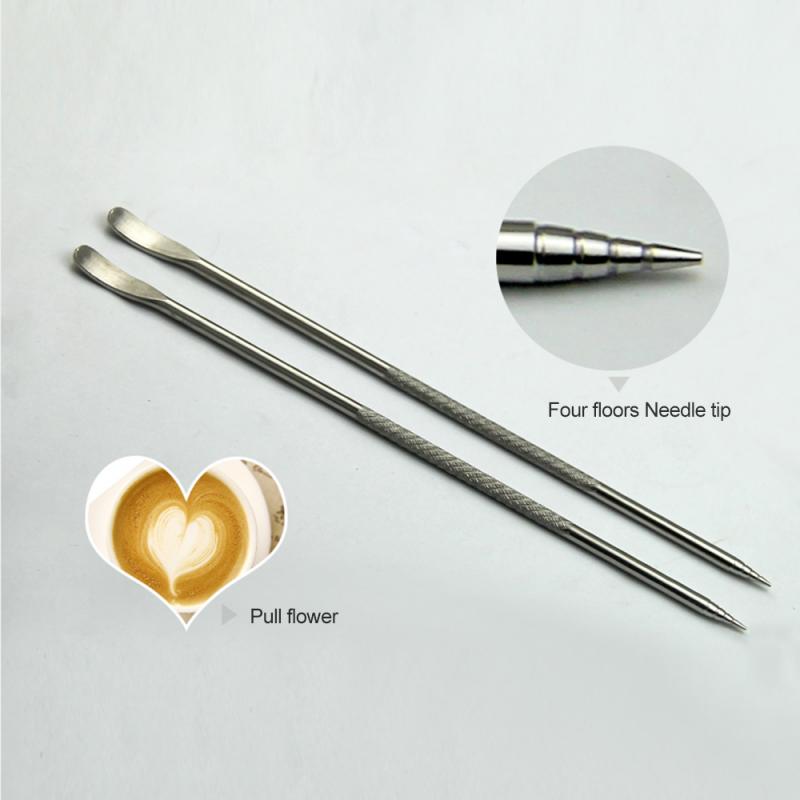 Stainless Steel Dual-Tip Latte Art Pen by HitMyNeed
