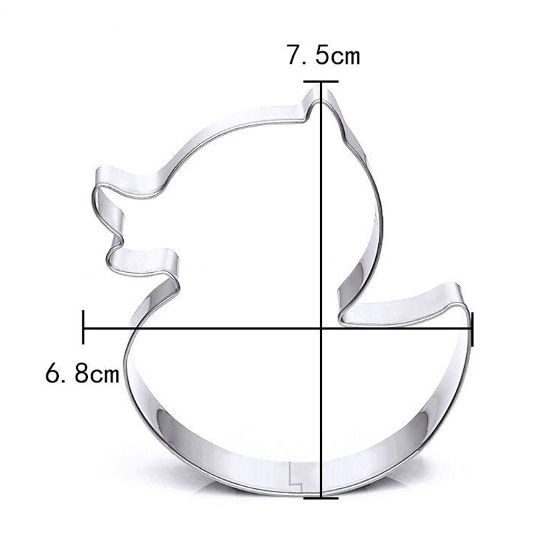 Stainless Steel Duck Cookie Cutter Mold by HitMyNeed
