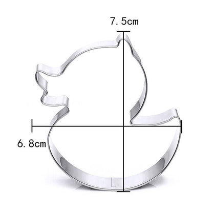 Stainless Steel Duck Cookie Cutter Mold by HitMyNeed