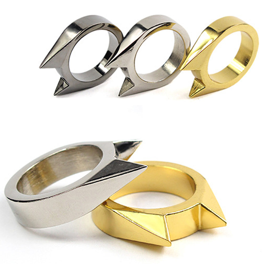 Stainless Steel EDC Self-Defense Safety Ring by HitMyNeed