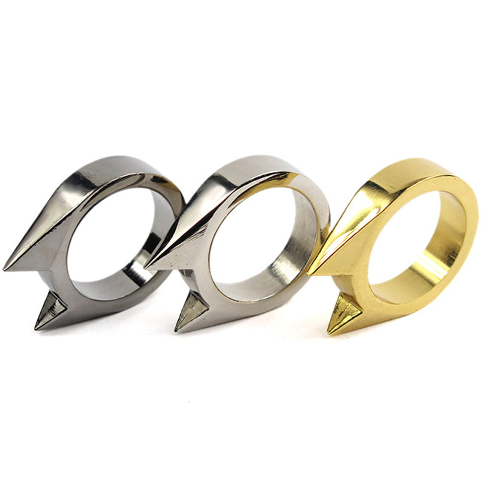Stainless Steel EDC Self-Defense Safety Ring by HitMyNeed