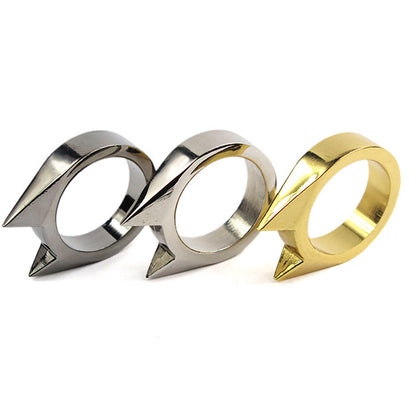 Stainless Steel EDC Self-Defense Safety Ring by HitMyNeed