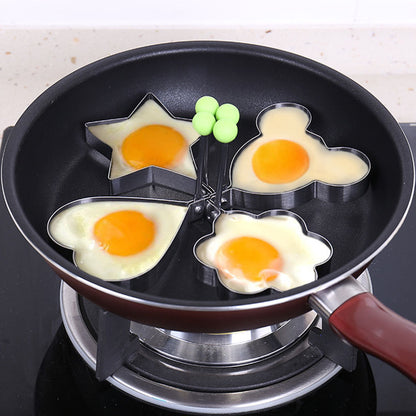 Stainless Steel Egg and Pancake Mold Set by HitMyNeed