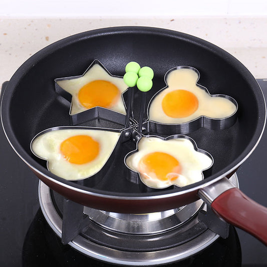 Stainless Steel Egg and Pancake Mold Set by HitMyNeed