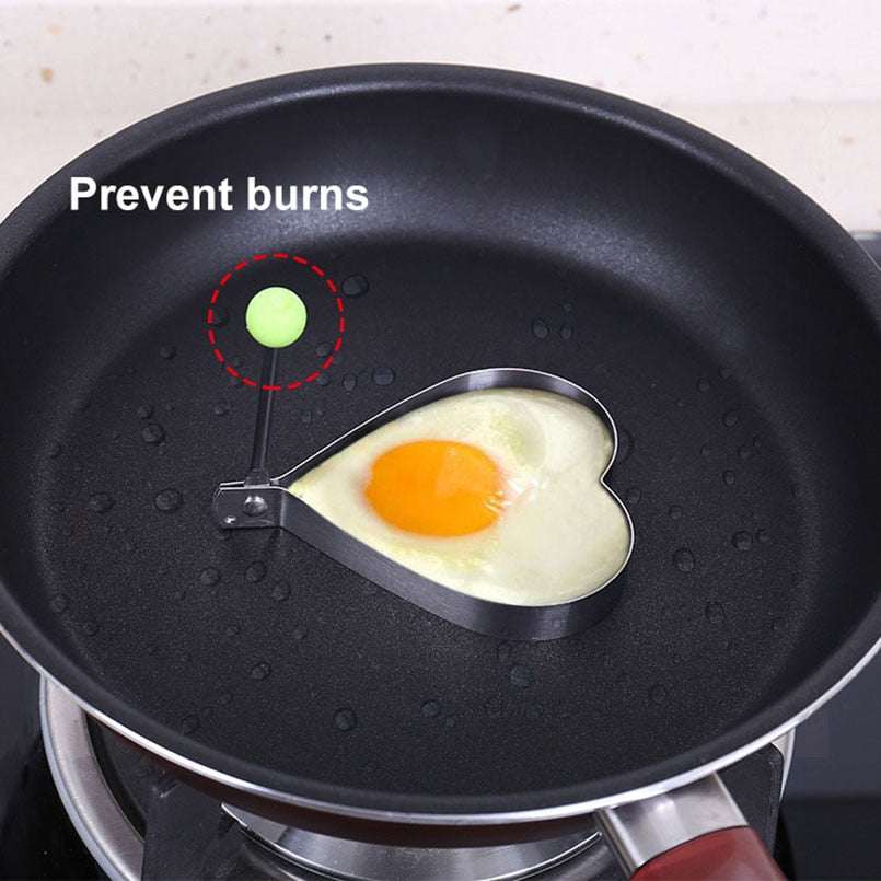 Stainless Steel Egg and Pancake Mold Set by HitMyNeed