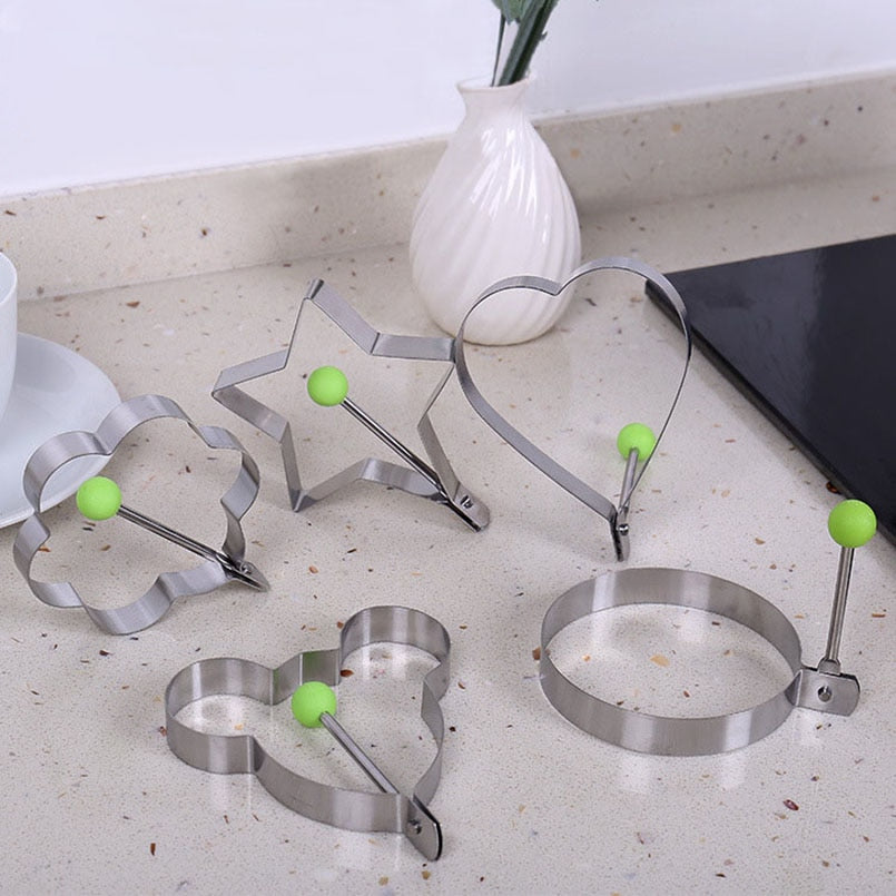 Stainless Steel Egg and Pancake Mold Set by HitMyNeed