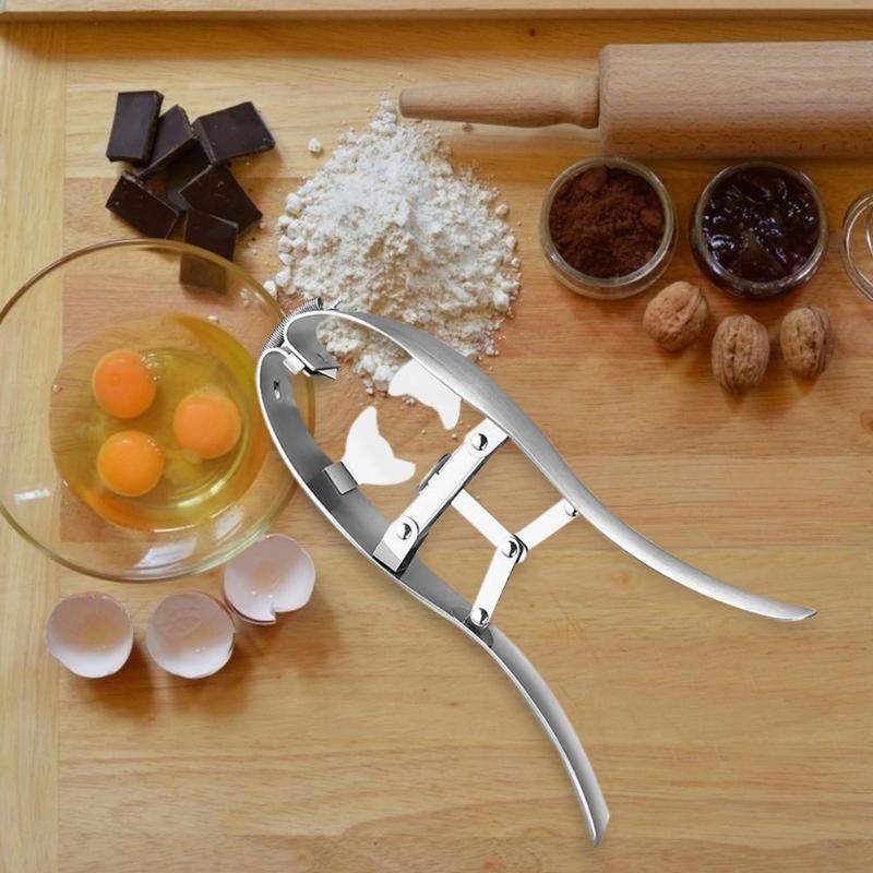 Stainless Steel Egg Breaker Tool by HitMyNeed