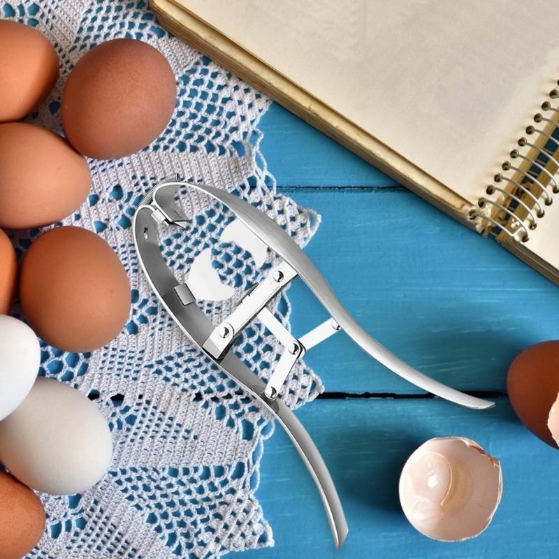 Stainless Steel Egg Breaker Tool by HitMyNeed