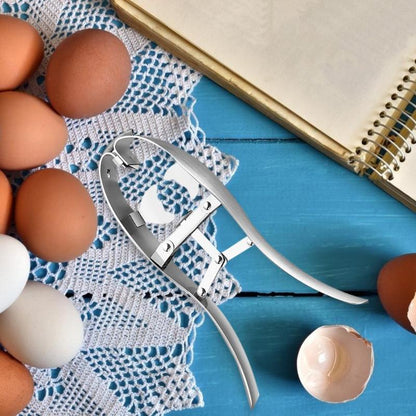 Stainless Steel Egg Breaker Tool by HitMyNeed