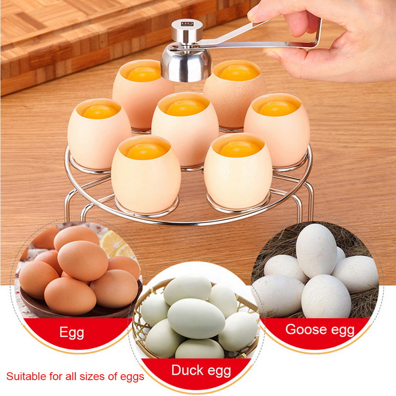 Stainless Steel Egg Cracker Shell Cutter Tool by HitMyNeed