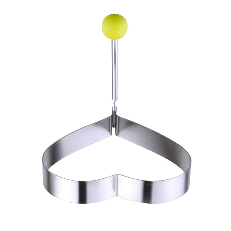 Stainless Steel Egg Rings Cooking Mold Set, 4 Shapes by HitMyNeed