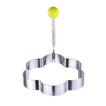 Stainless Steel Egg Rings Cooking Mold Set, 4 Shapes by HitMyNeed