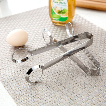 Stainless Steel Egg Tongs Set of 2 by HitMyNeed