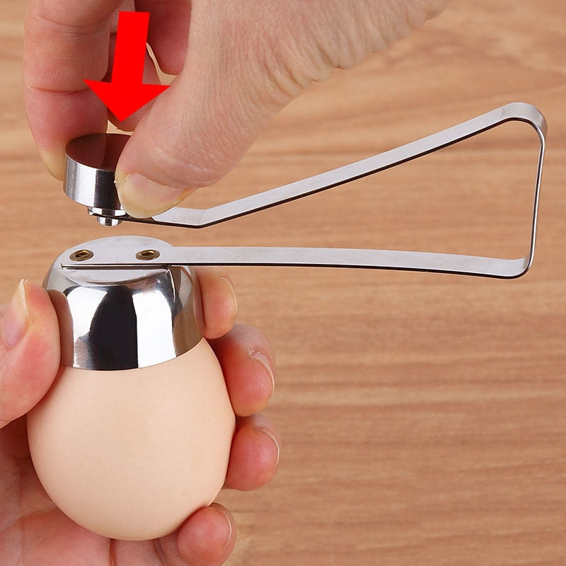 Stainless Steel Egg Top Cutter & Eggshell Opener by HitMyNeed