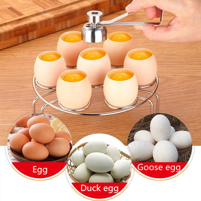 Stainless Steel Egg Topper Cutter Shell Opener by HitMyNeed