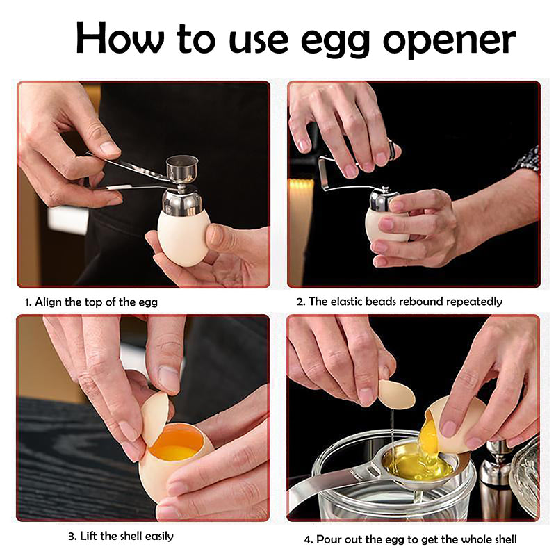 Stainless Steel Eggshell Opener Tool by HitMyNeed