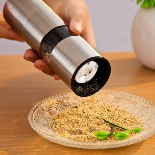 Stainless Steel Electric Pepper and Spice Grinder by HitMyNeed