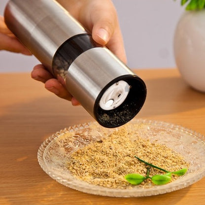 Stainless Steel Electric Pepper and Spice Grinder by HitMyNeed