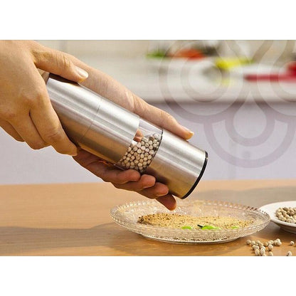 Stainless Steel Electric Pepper and Spice Grinder by HitMyNeed