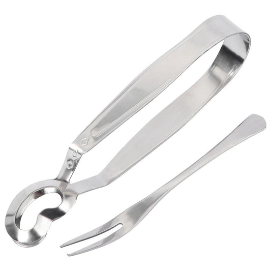 Stainless Steel Escargot Tongs and Fork Set by HitMyNeed
