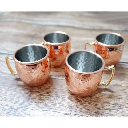 Stainless Steel Espresso Mugs Set of 4 - 60ml by HitMyNeed